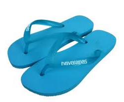 Blue Flip Flops