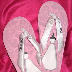 Bride Flip Flops