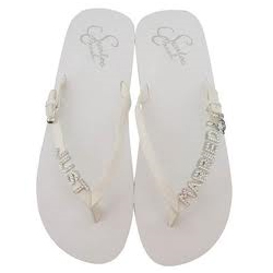 Jeweled Flip Flops