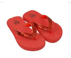 red flip flops